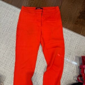 Sies Marjan Vibrant Orange Cropped Pants